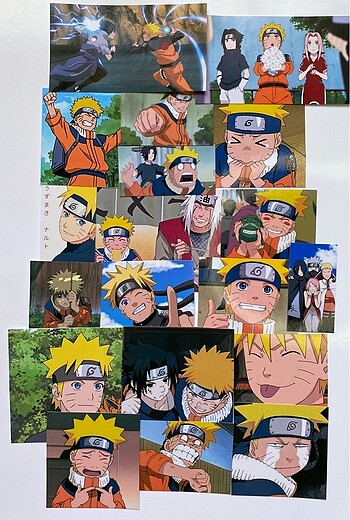 Naruto Anime Moments Sticker Paketi