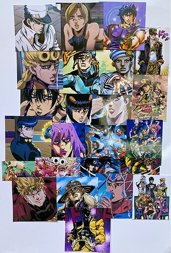 JoJo Anime Moments Sticker Paketi