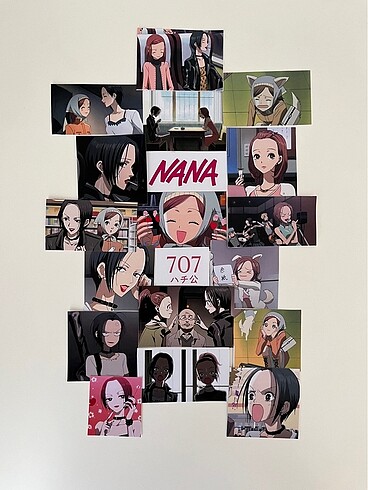 Nana Anime Moments Sticker Paketi