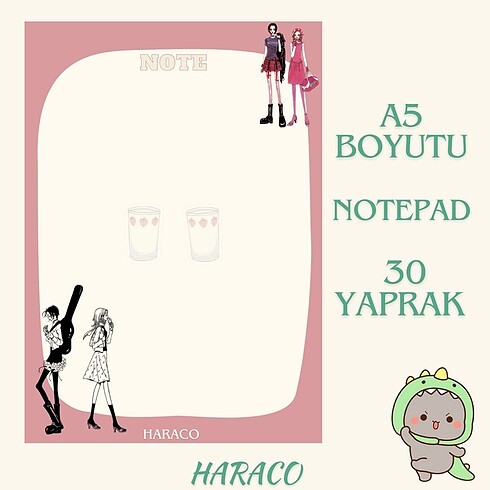 Nana A5 Notepad