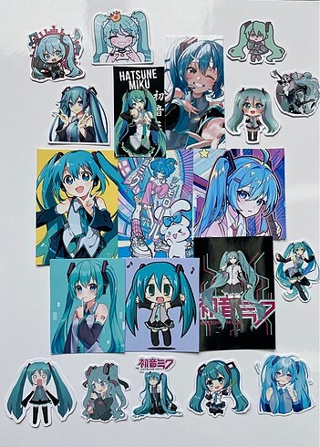 Hatsune Miku Sticker Paketi