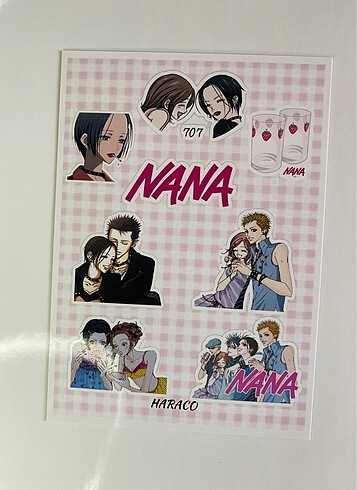 Nana Animesi Sticker (Kesilmemiş)