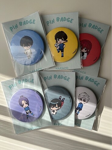 Blue Lock Animesi 55 mm Boyutunda Rozet