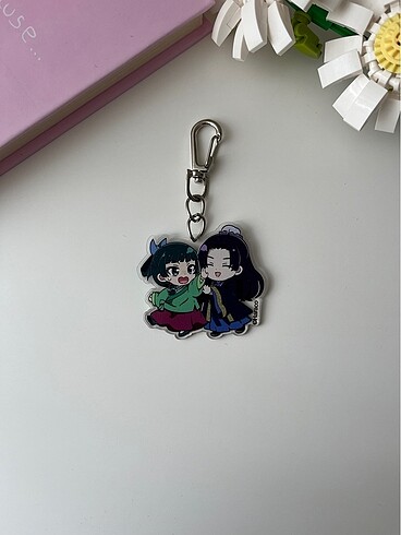 Şifacı Günceleri Animesi Maomao ve Jinshi Anime Anahtarlık/ Çant