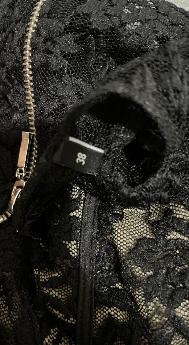 Nakışlı Siyah Midi Korse Üst - Görsel 2