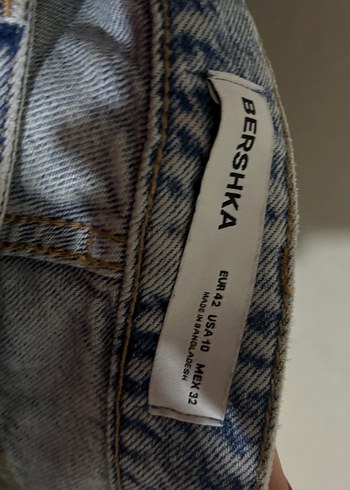 Düğmeli Rahat Kesim Kadın Jean - Görsel 3