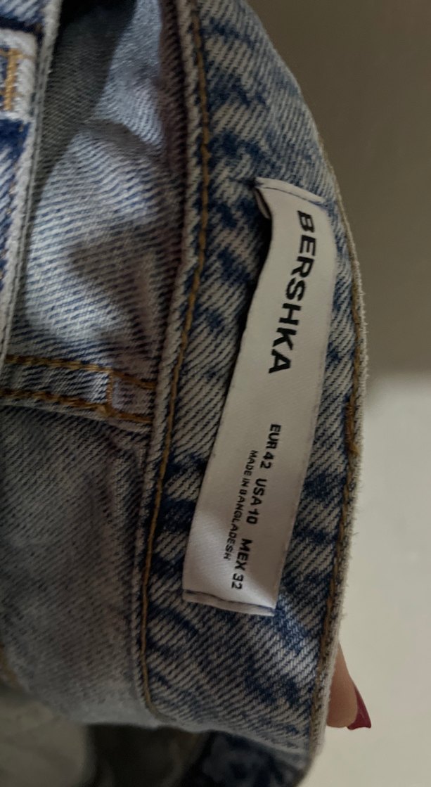 Düğmeli Rahat Kesim Kadın Jean - Görsel 3