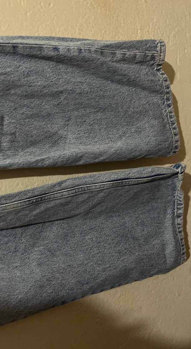 Düğmeli Rahat Kesim Kadın Jean - Görsel 2