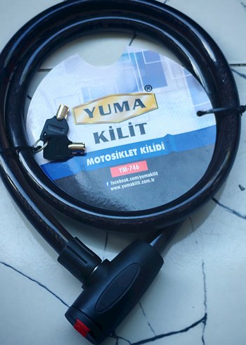 YUMA YM-746 Siyah Motosiklet Kilidi