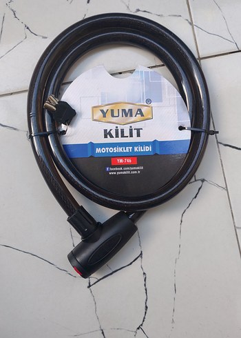 Yuma YM-746 Siyah Motosiklet Kilidi