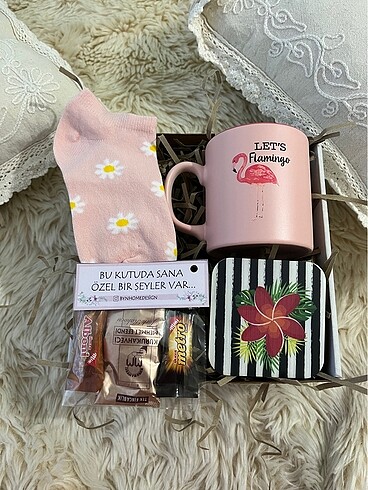  Beden LCW home flamingo kupa hediye seti
