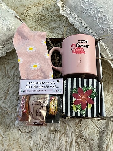 LC Waikiki LCW home flamingo kupa hediye seti