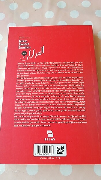  İSLAM İBADET ESASLARI PROF. DR. ABDULLAH KAHRAMAN
