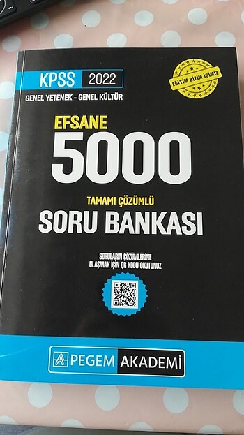 PEGEM KPSS EFSANE 5000 SORU BANKASI 