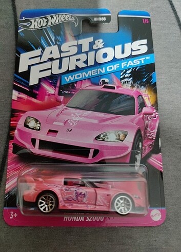 hot wheels premium women of fast furious Honda s2000 suki pembe 