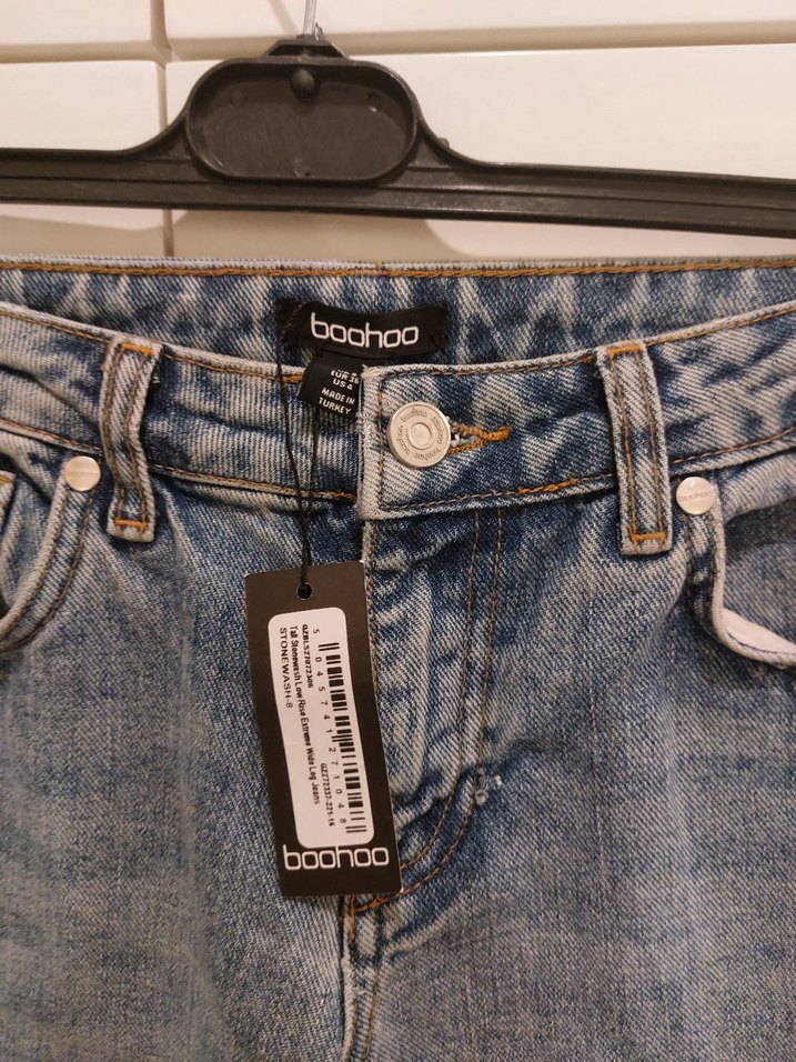 Kadın  Midi Boy Salaş Denim Jean - Görsel 3