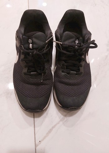 Nike Beyaz Bağcıklı Spor Kadın Sneaker orjinal - Görsel 5