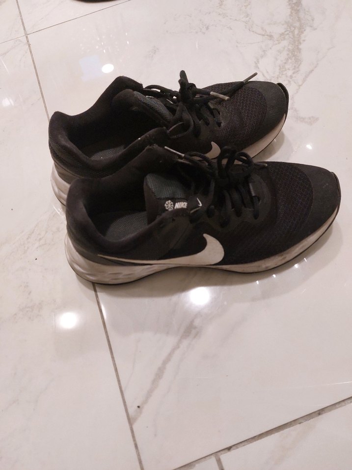 Siyah unisex Spor Ayakkabı  Bağcıklı orjinal - Görsel 2