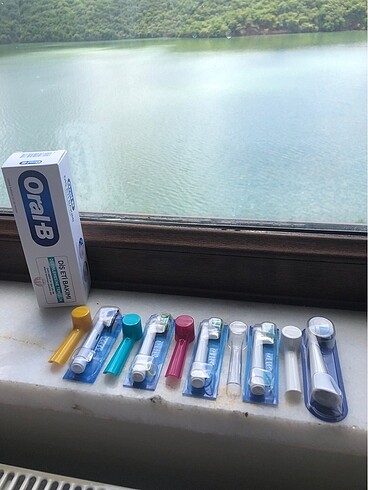 Oral b diş fırça başlığı ve kapağı