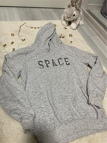 Defacto KABARTMA YAZILI SWEATSHIRT