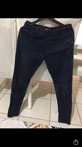 Beli lastikli kot pantolon