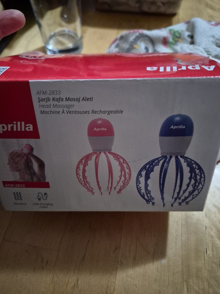 Aprilla Şarjlı Kafa Masaj Aleti - Görsel 3