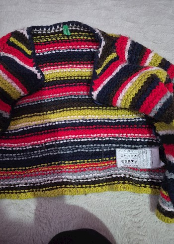 Renkli çocuk Örgü hırka - Görsel 2