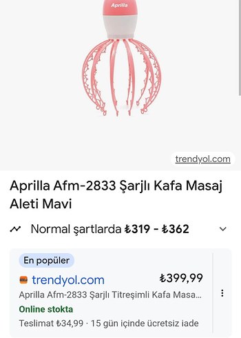 Mavi kafa masaj aleti - Görsel 6