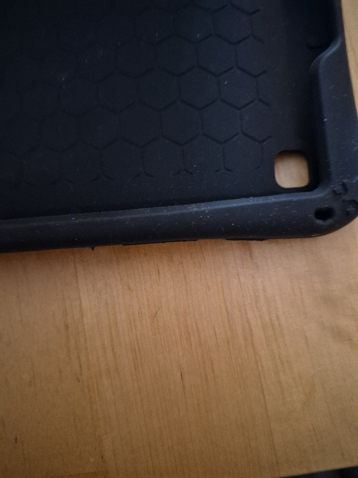 Siyah Elastik Kedi Desenli tablet Kılıfı - Görsel 4