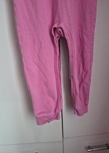 Kız Çocuk Bambi Baskılı Uzun Kollu Penye Tulum 2'li - Görsel 5