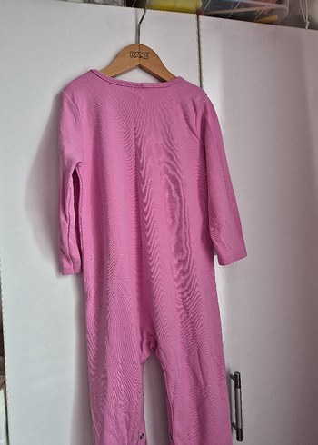 Kız Çocuk Bambi Baskılı Uzun Kollu Penye Tulum 2'li - Görsel 3