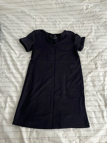 Pull and Bear Siyah elbise