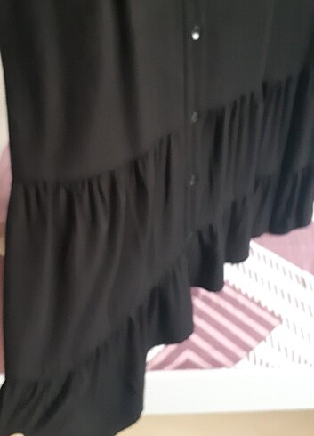 LC Waikiki LCW marka XXL beden siyah diz boyu elbise