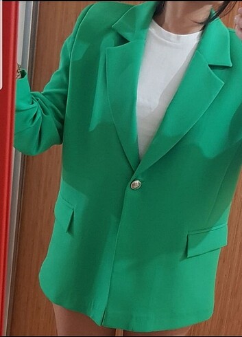 5in1canpolat yeşil blazer ceket 