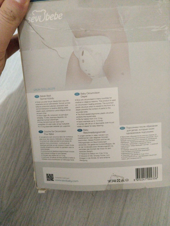 Sevi Bebe Bebek Bezli Sünnet Külodu 3-13 kg - Görsel 2