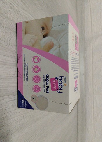 Pastel Pembe Tek Kullanımlık Göğüs Pedi - Görsel 3