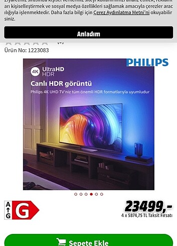 Fhilips the one 4k 120 fps andriod TV 