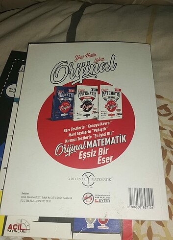ORİJİNAL YAYINLARI AYT MATEMATİK SORU BANKASI