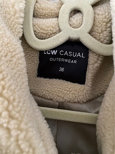 36 Beden camel Renk Peluş mont