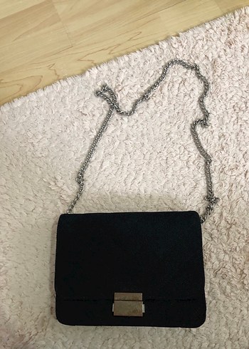 Bershka Siyah Tokalı Kadın Çanta - Görsel 2