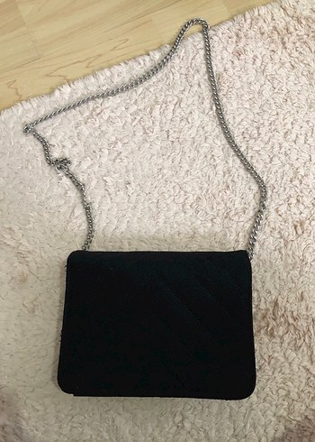 Bershka Siyah Tokalı Kadın Çanta - Görsel 3