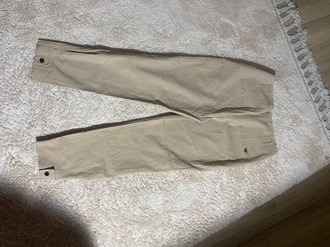 38 Beden Krem kumaş pantolon