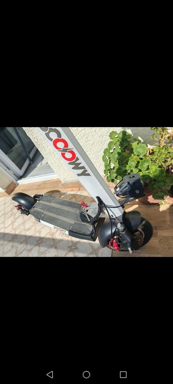 Scoowy Beyaz Scooter - Görsel 3