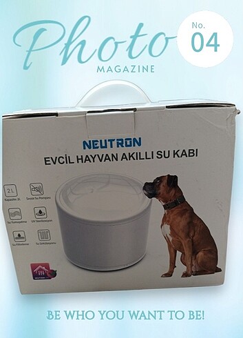  Beden Renk Neutron Evcil hayvan akıllı su kabı