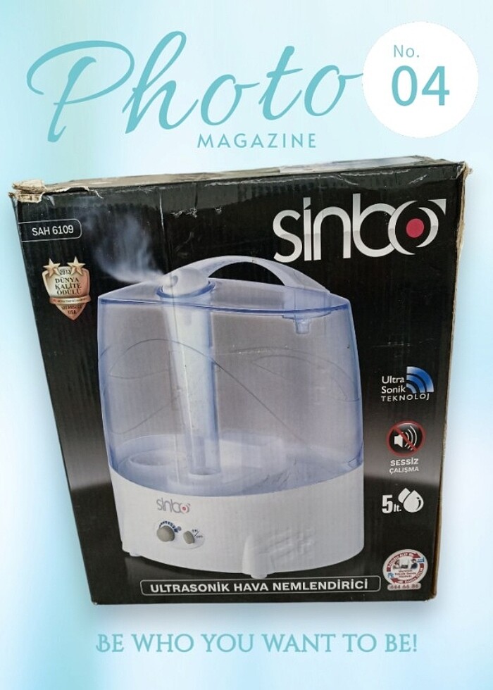 Sinbo İyonizerli oda nemlendirici Buhar - Görsel 3