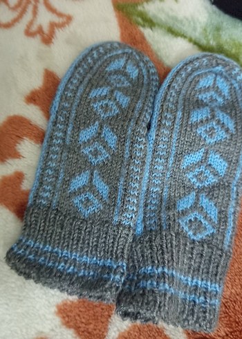 bebek patik yeni elde örme - Görsel 3