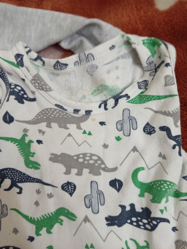 Sarı Pamuklu Bebek Çıtçıtlı Body .beyaz sıfır giyilmedi - Görsel 4