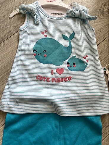 Carmin Baby Kız bebek şortlu takım