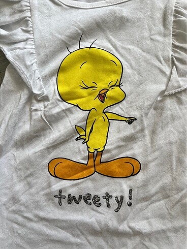 Diğer Kız bebek Tweety tshirt