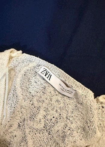 Beyaz Örgü  Kadın bluz - Görsel 2